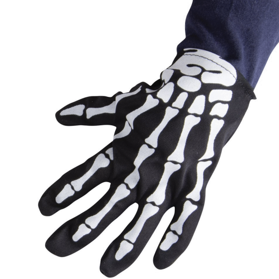 Gants lumineux LED pour Halloween, 1 paire, décoration de noël