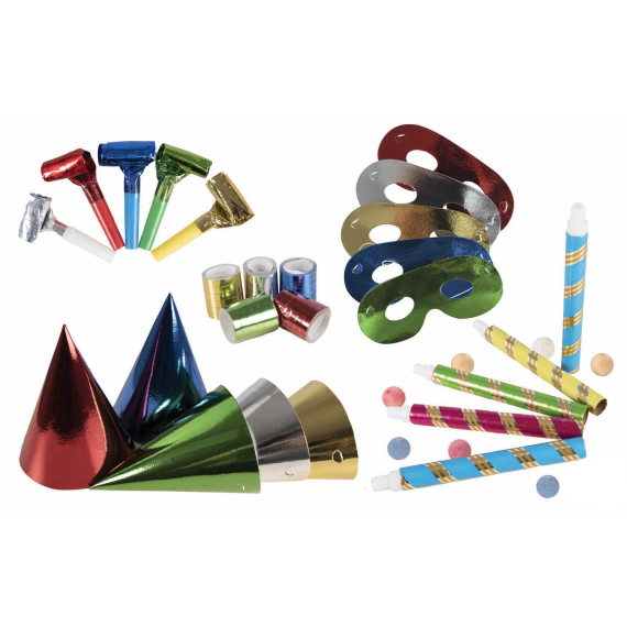 Kit cotillons pour 5 personnes - Accessoire anniversaire pas cher