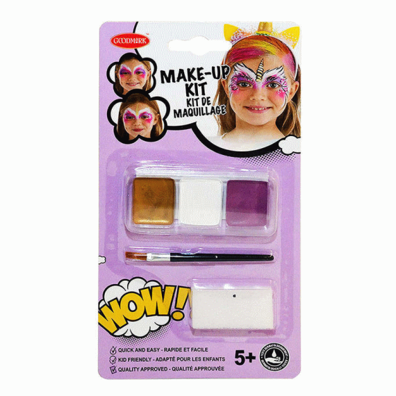 Maxi kit de maquillage enfant - 17 couleurs + accessoires - Maquillage - 10  Doigts