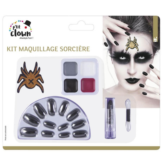 Kit maquillage de sorcière - Maquillage Halloween pas cher 