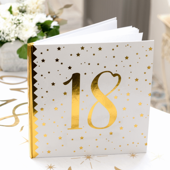 Livre d'or Anniversaire 18 ans - Deco Anniversaire pas cher 18 ans