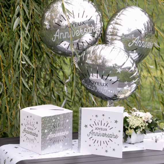 Livre D'or Personnalisé 25e Anniversaire - Avec Cœurs En Bois - Pour Fête, Mariage D'argent, Signatures
