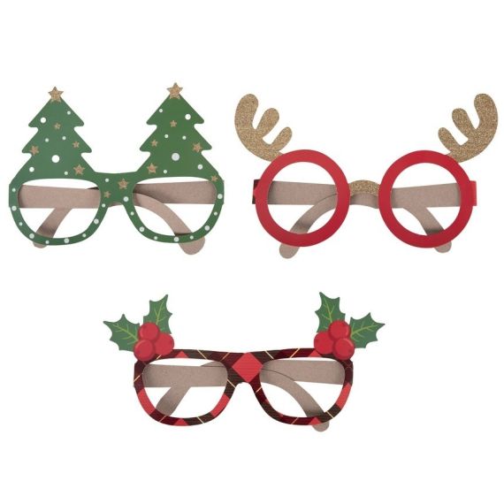 Lunettes Cartonnees Noel Deguisement noel pas cher Badaboum