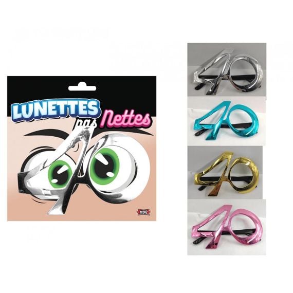 Lunettes Anniversaire 40 Ans decoration anniversaire Badaboum