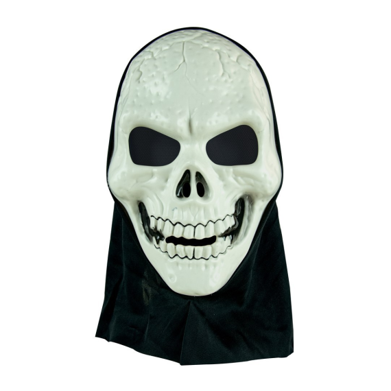 Masque tête de mort cagoule - Accessoire déguisement pas cher 