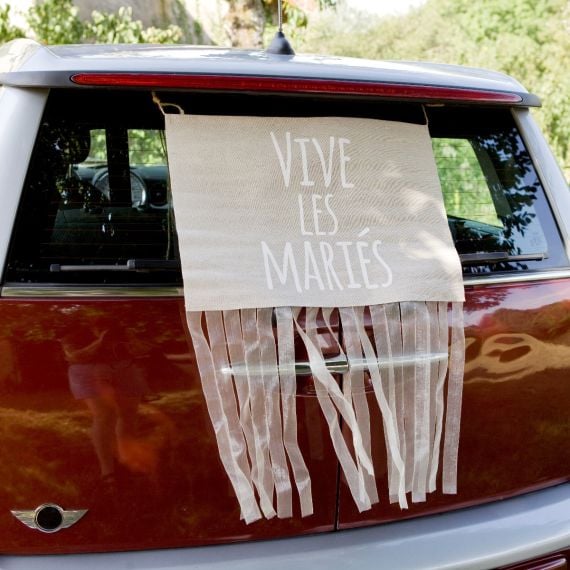 Marqueur couleur pas cher pour vitre de voiture de mariage - Badaboum