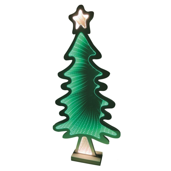 Sapin blanc de Noël Lumineux 70 led taille 120 cm - SIRIUS