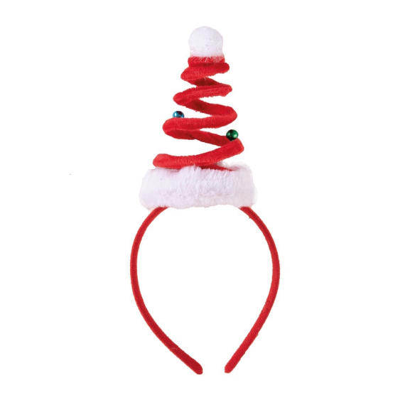 Lot De 2 Serre-têtes De Noël Lumineux – Rouge Et Vert, Avec LED – Pour Enfants Et Adultes – Accessoire Fêtes De Fin D’année