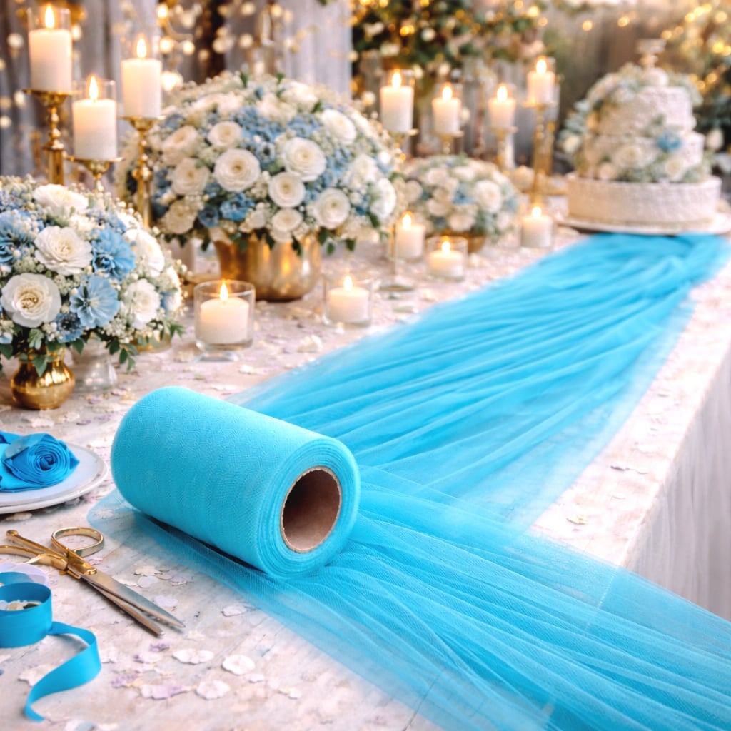 Genérico 1 Rouleau de Tulle Décoration (1 vendeur) - 0630125577066