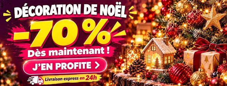 destockage article de noel 2026 decoration pas cher