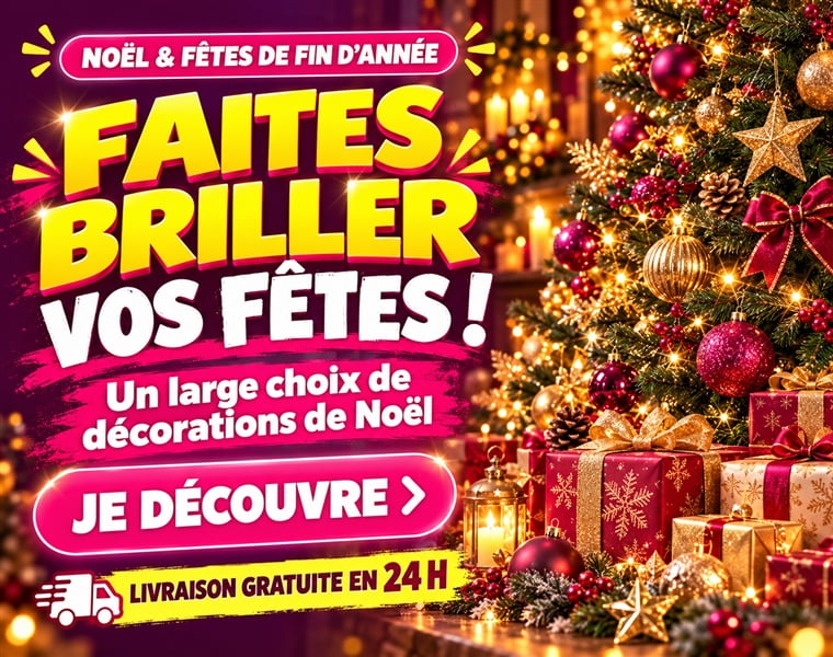 decoration fete de noel 2026 2027 pas cher