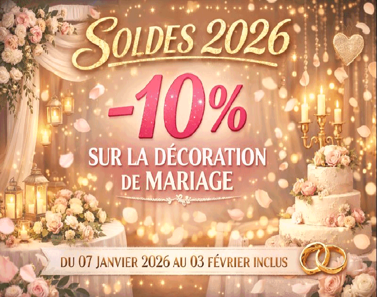 decoration mariage 2026 pas cher
