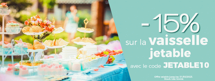 vaisselle jetable pas cher
