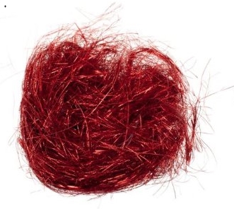 Cheveux D'ange Rouges Pour Décoration De Noël - Guirlande Fine Pour Sapin Ou Loisirs Créatifs