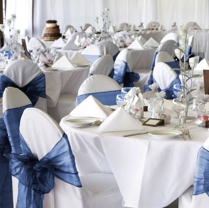 Chemin De Table Bleu Pailleté OSVINO 30 Cm X 10 M - Décoration Noël, Mariage & Fêtes