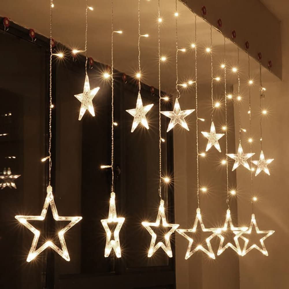 Étoile LED En Bois Vintage 30 Cm - Lumière De Noël Chaleureuse Avec Minuterie, Décoration D'Hiver