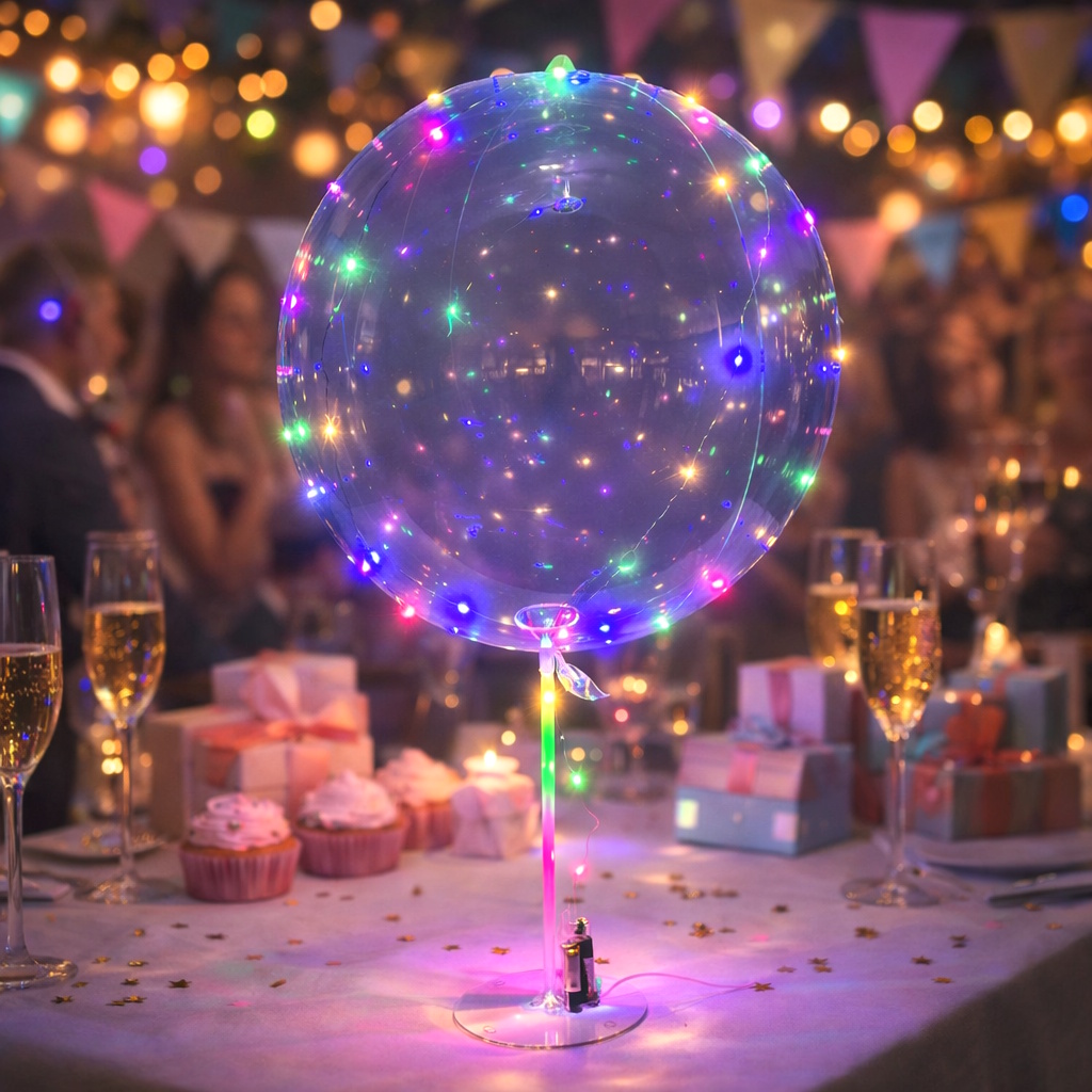 100 Mini Lampes LED Pour Ballons - Lumière Jaune Chaud - Idéal Mariage, Anniversaire, Noël, Fêtes